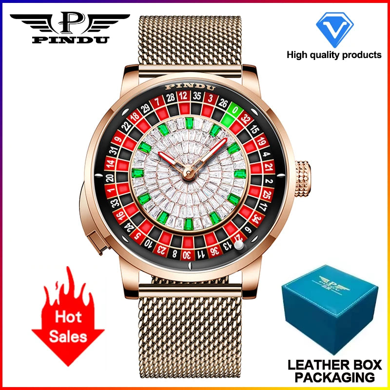 AVEN Royal Roulette Skeleton Watch
