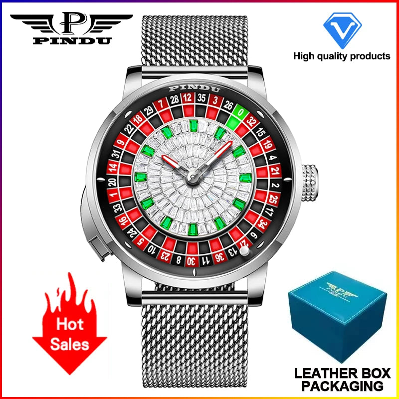 AVEN Royal Roulette Skeleton Watch