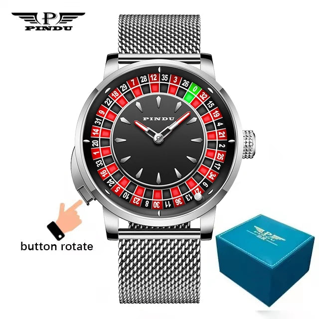 AVEN Roulette Automatic Skeleton Watch