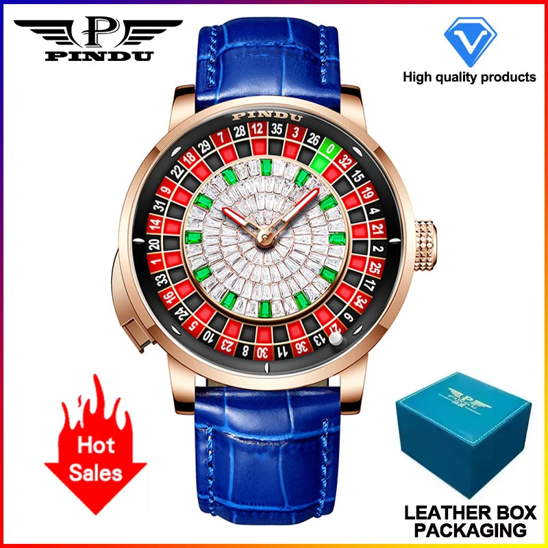 AVEN Royal Roulette Skeleton Watch