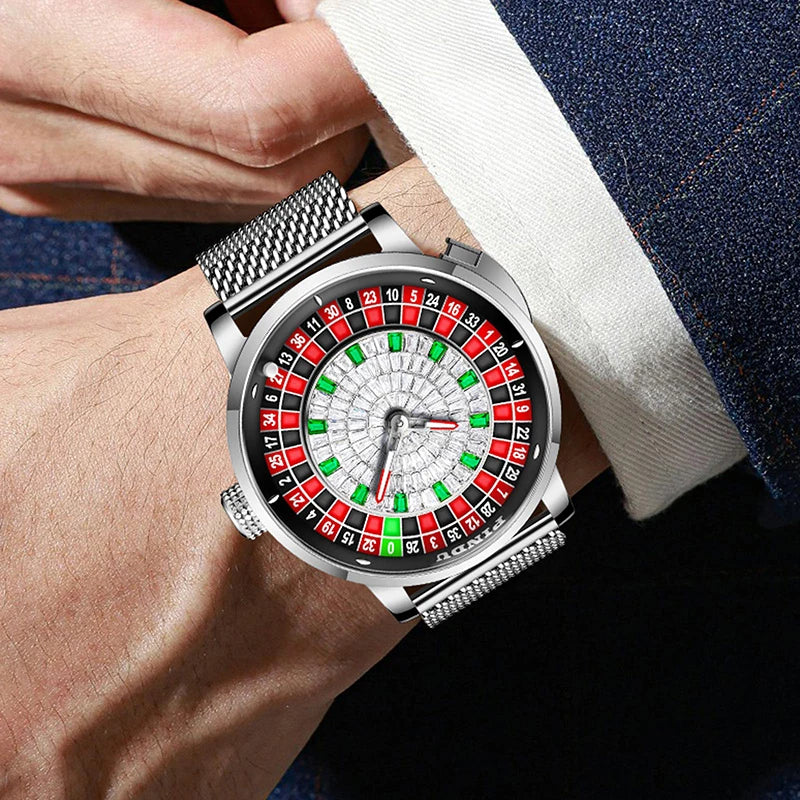 AVEN Roulette Automatic Skeleton Watch