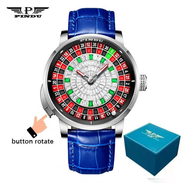 AVEN Roulette Automatic Skeleton Watch