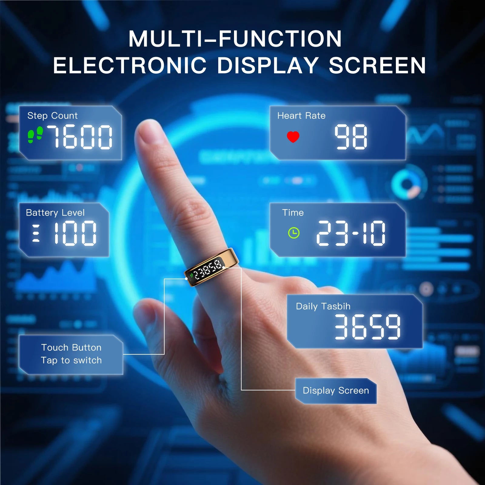 AVEN Aura AI Smart Ring