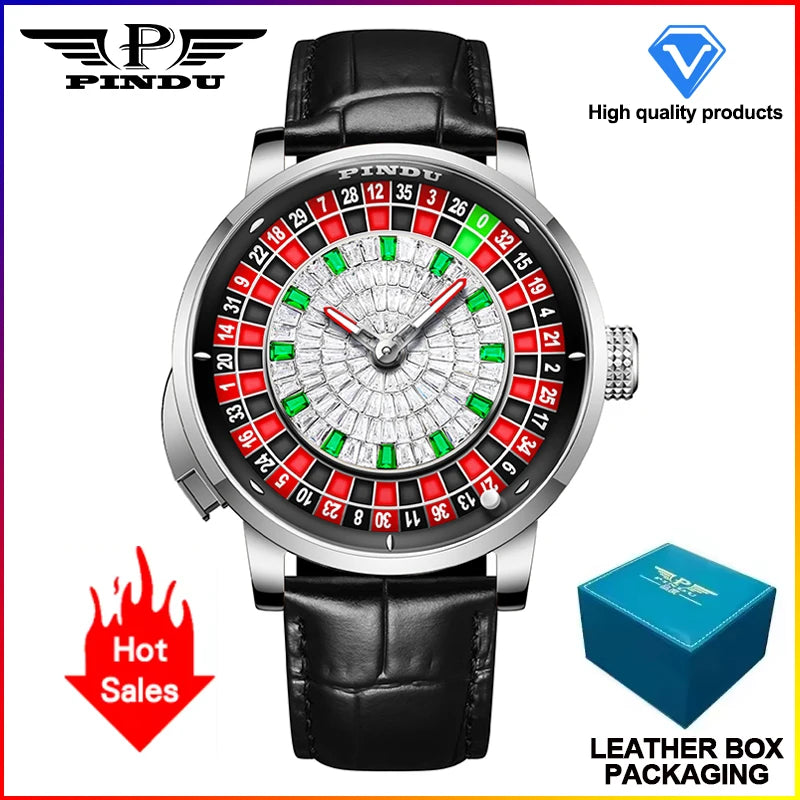 AVEN Royal Roulette Skeleton Watch