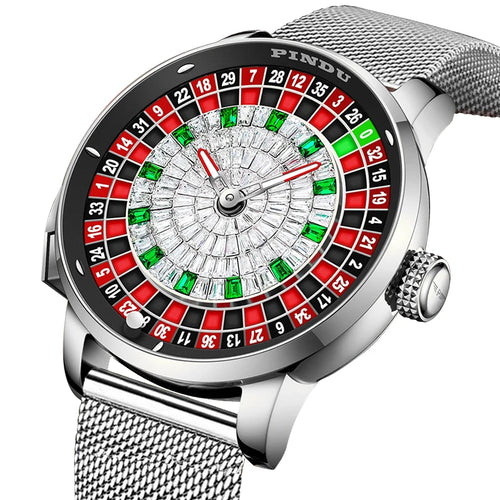 AVEN Roulette Automatic Skeleton Watch