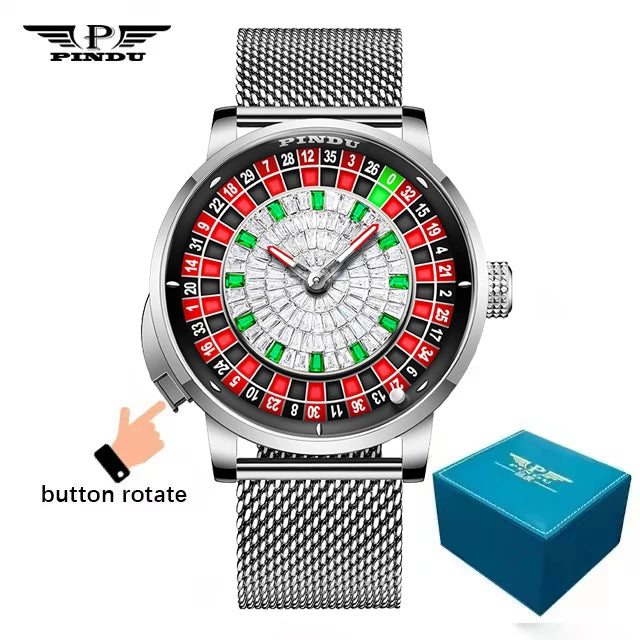 AVEN Roulette Automatic Skeleton Watch