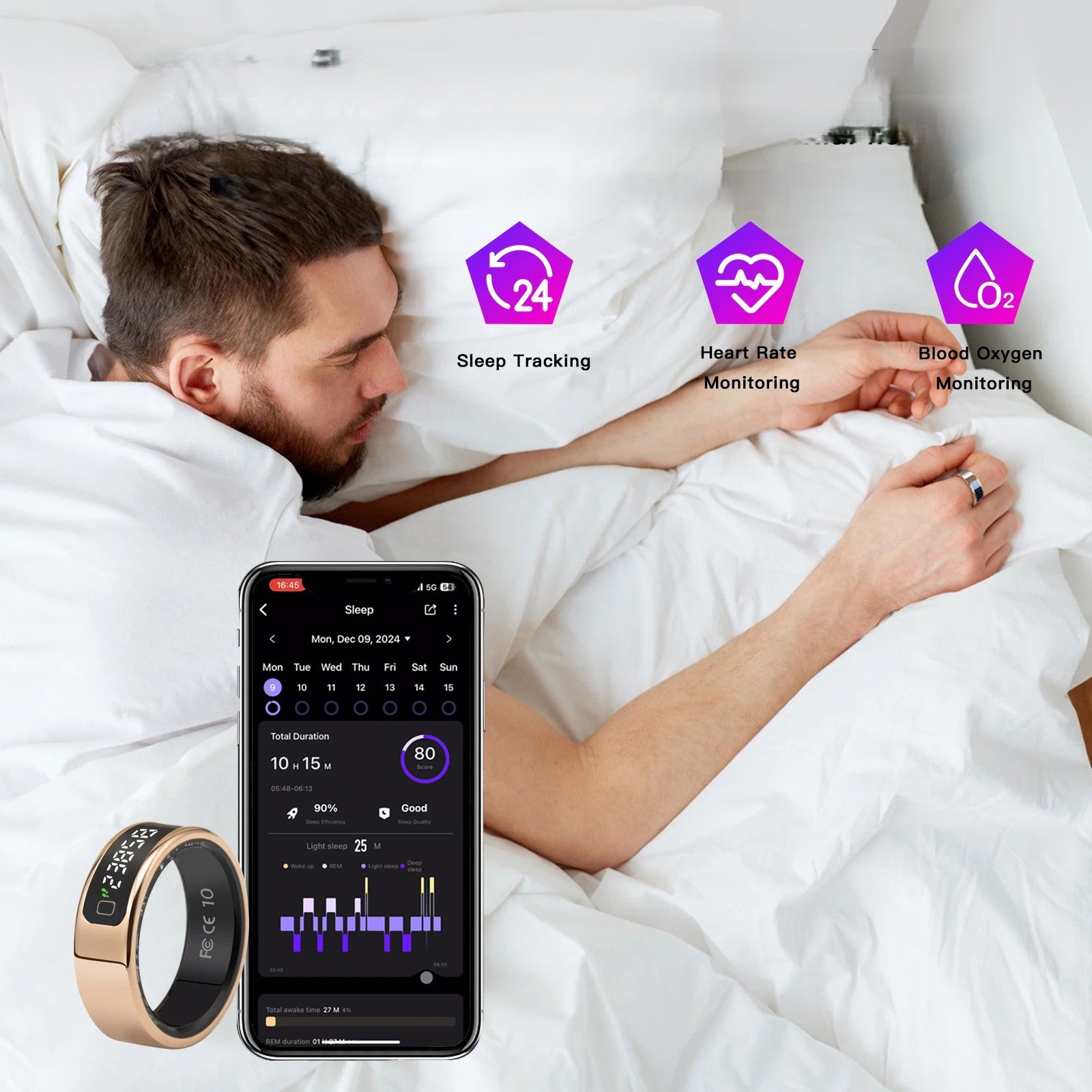 AVEN Aura AI Smart Ring