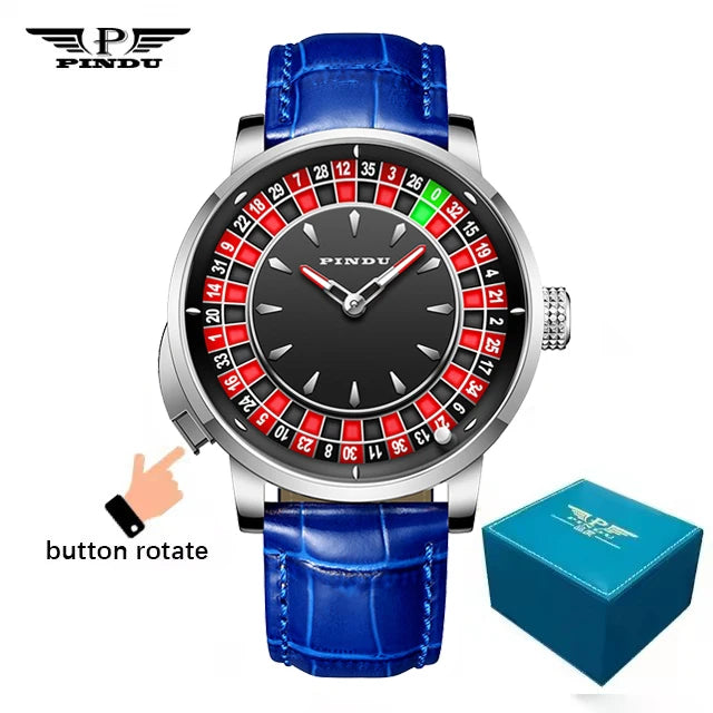 AVEN Roulette Automatic Skeleton Watch