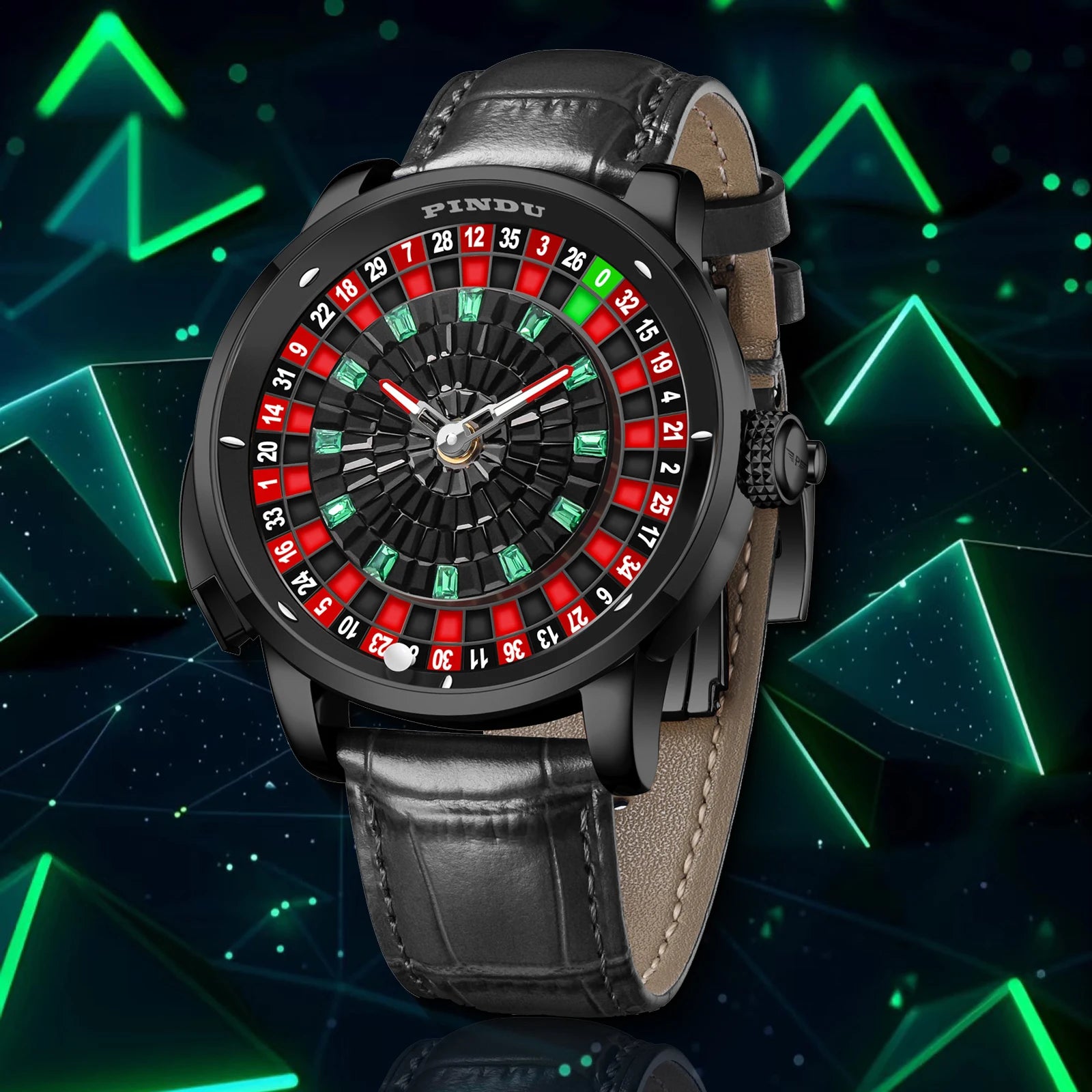 AVEN Royal Roulette Skeleton Watch