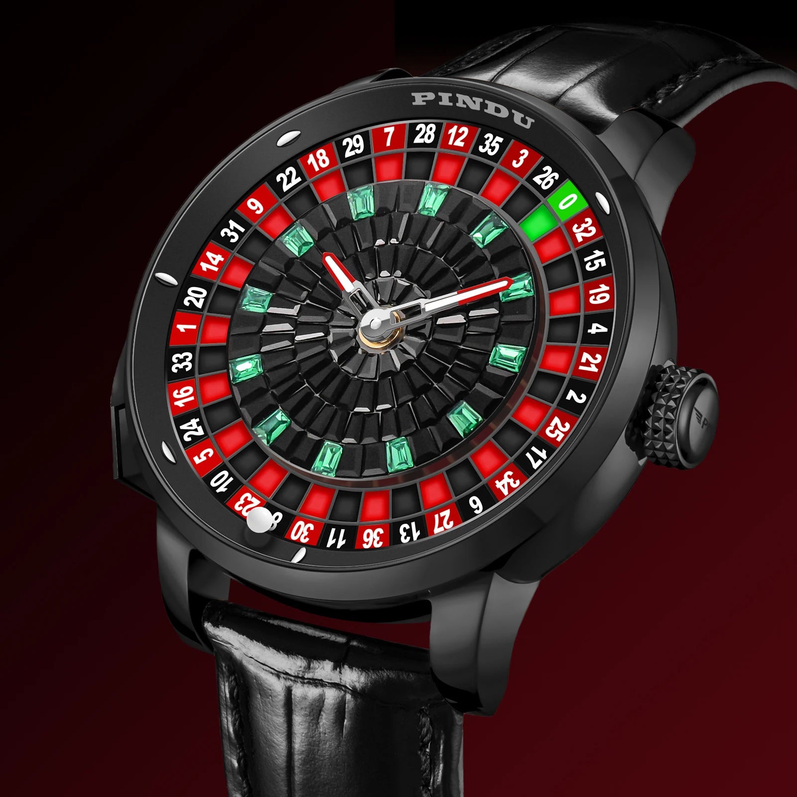 AVEN Royal Roulette Skeleton Watch