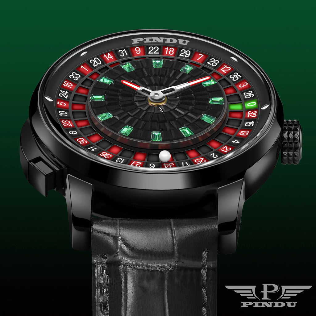 AVEN Royal Roulette Skeleton Watch